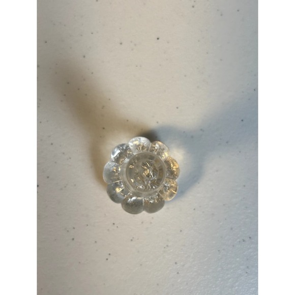 Vintage Cut Glass Cruet Caster Vessel Bottle Handle With Stopper 6" - Picture 5 of 8